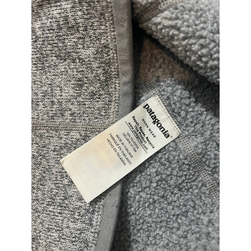 Patagonia Better Sweater Women S Gray Heathered Quarter Zip Fleece 25617 - Picture 4 of 8